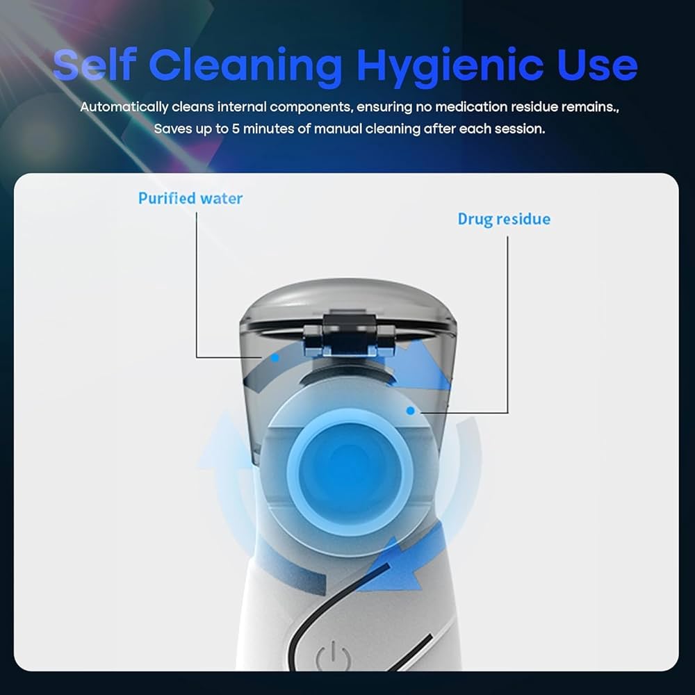 Portable Ultrasonic Rechargeable Mesh Nebulizer Machine