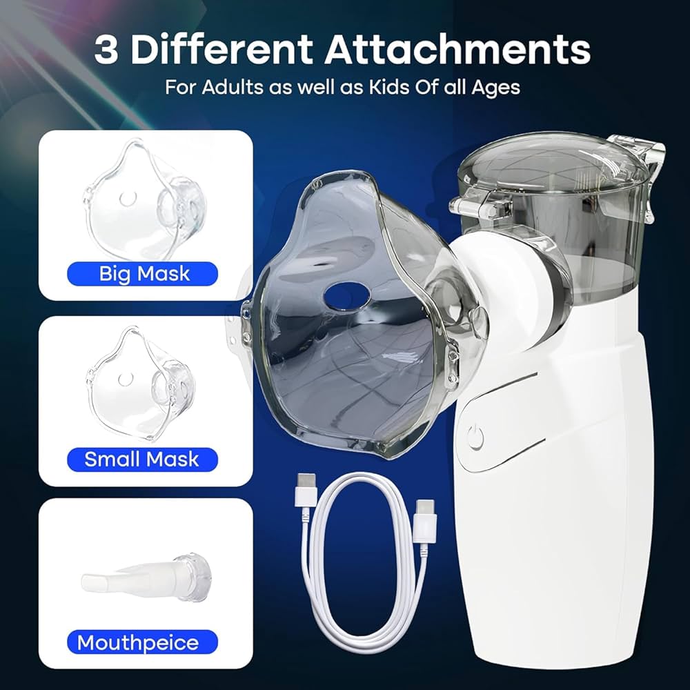 Portable Ultrasonic Rechargeable Mesh Nebulizer Machine