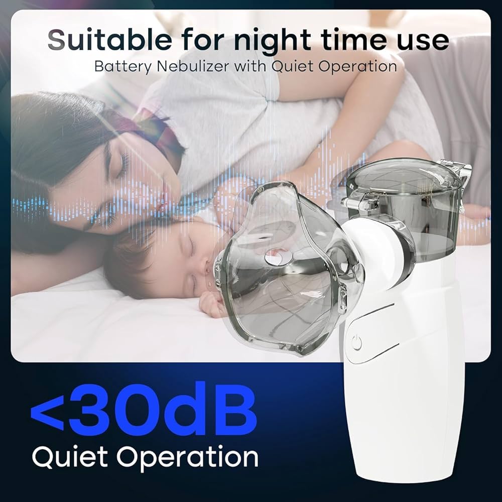 Portable Ultrasonic Rechargeable Mesh Nebulizer Machine